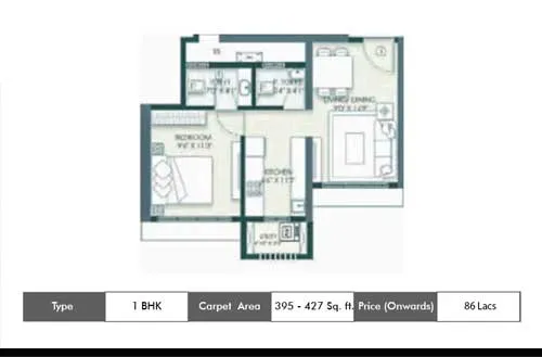 Unit Floor Plan at Sayba Malad West at Malad West, Mumbai